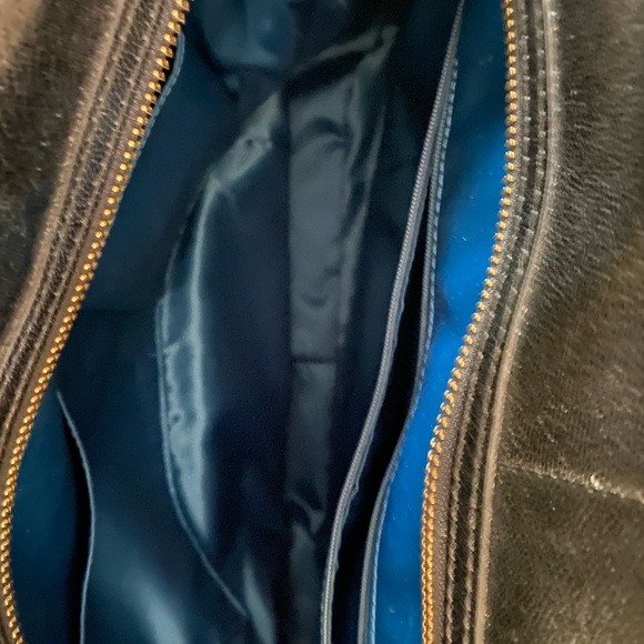 Coach large black leather bag. - Picture 3 of 4